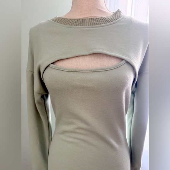 ✨HP!✨ NWT! Le Lis 2 Piece Light Green Mini Dress / S - Picture 4 of 7